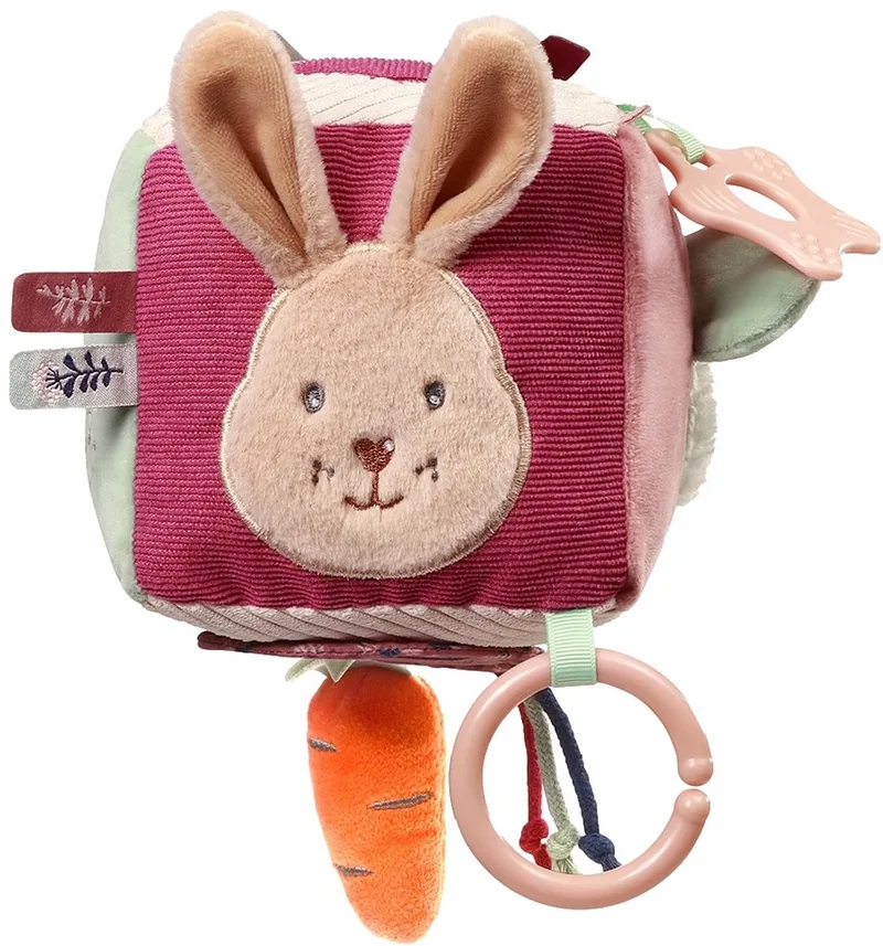 Rabbit Karo Activiteitenkubus van BabyOno in Meerkleurig – productfoto