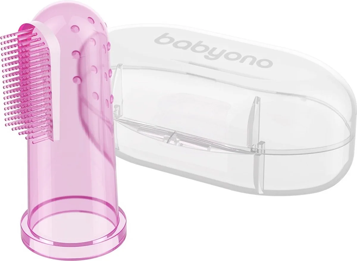 Vingertop Tandenborstel 723/03 van BabyOno in Roze – productfoto