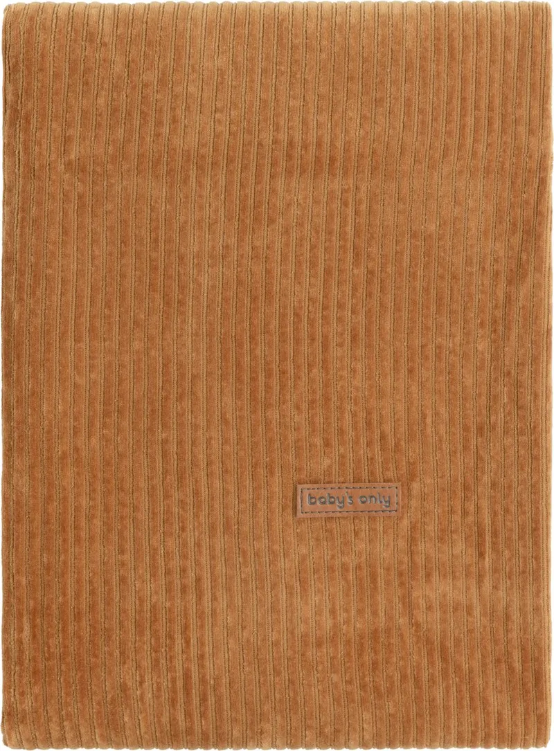 Baby dekbedovertrek ledikant - baby deken Sense - 100x135 cm van Baby's Only in Caramel – productfoto