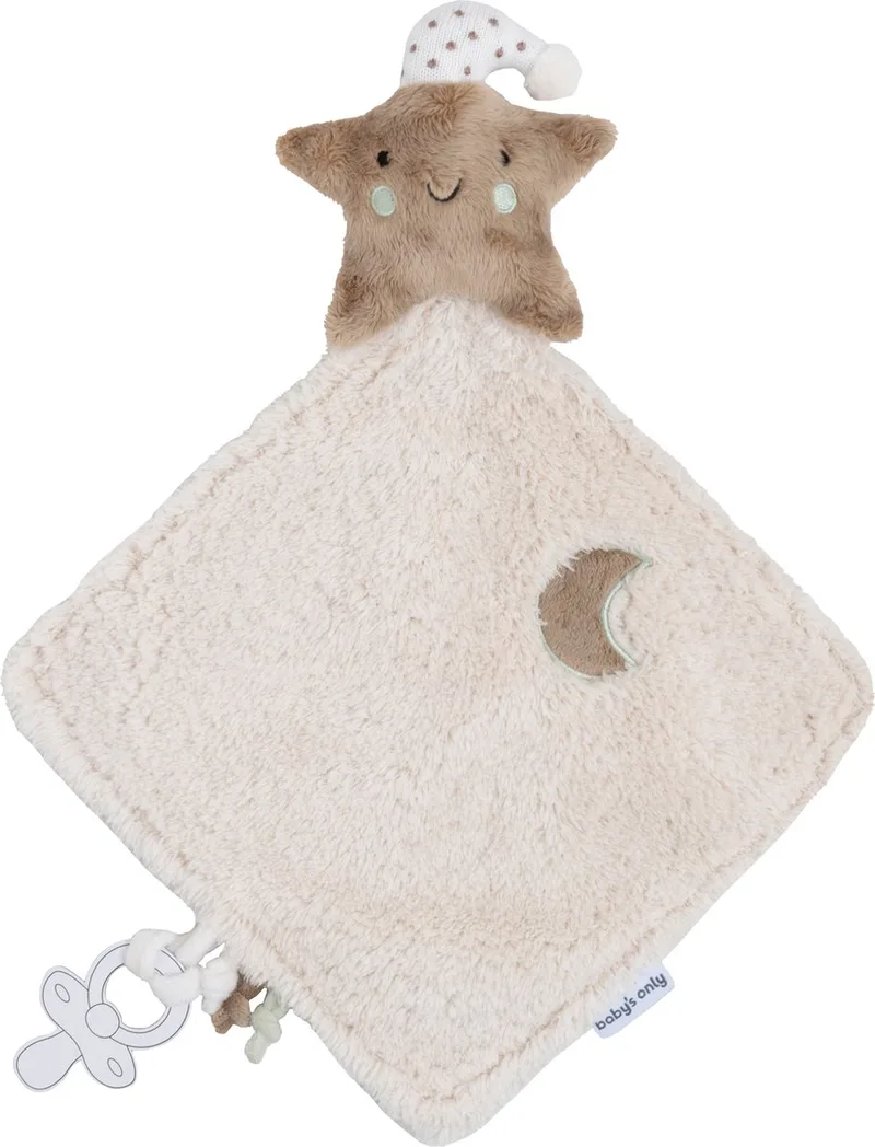 Baby Knuffeldoekje Heaven - Speendoekje voor jongens en meisjes - Speenknuffel - Fopspeendoekje - Clay/Warm Linen de Baby's Only en Clay – photo produit