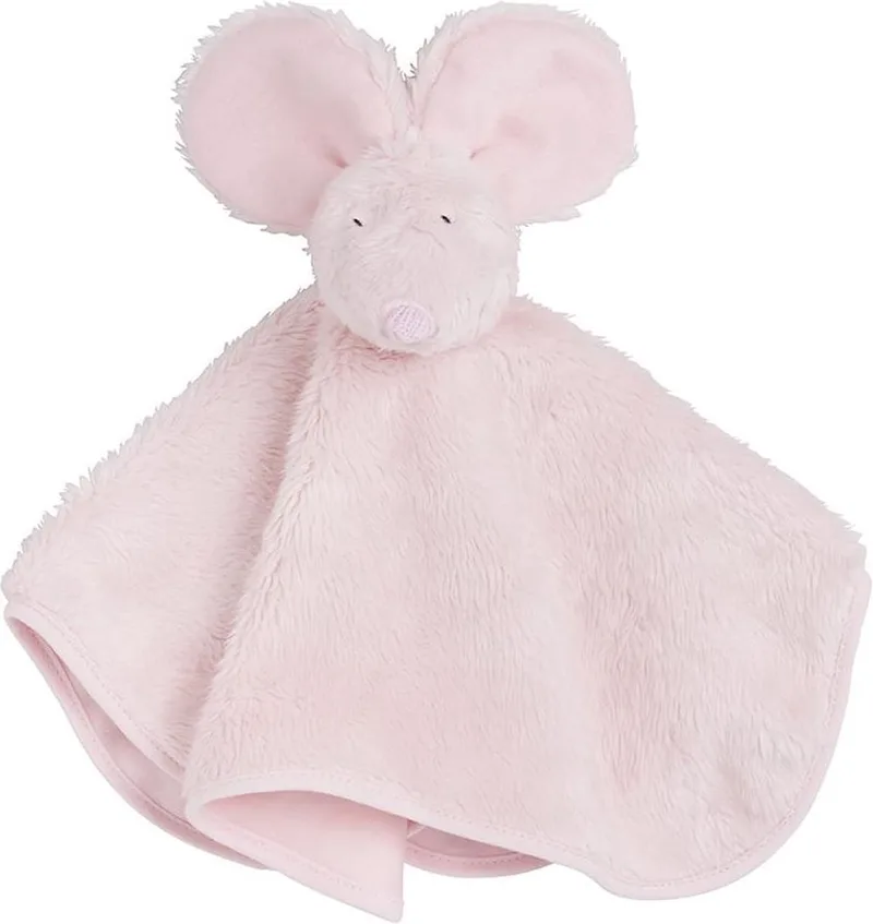 Baby knuffeldoekje - tutteldoekje muis - Baby cadeau by Baby's Only in Classic Roze – product photo