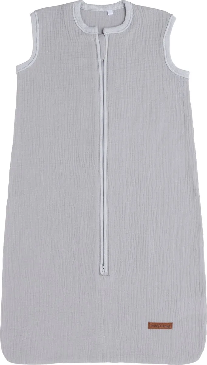 Baby slaapzak Breeze - 70 cm - 0-6 maanden - 100% katoen - 4 seizoenen by Baby's Only in Grey – product photo