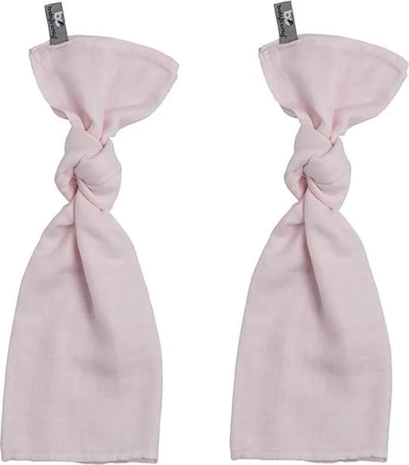 Baby swaddle - Inbakerdoek - Hydrofiele doek - 65x65 cm - 70% bamboe/30% katoen by Baby's Only in Classic Roze – product photo