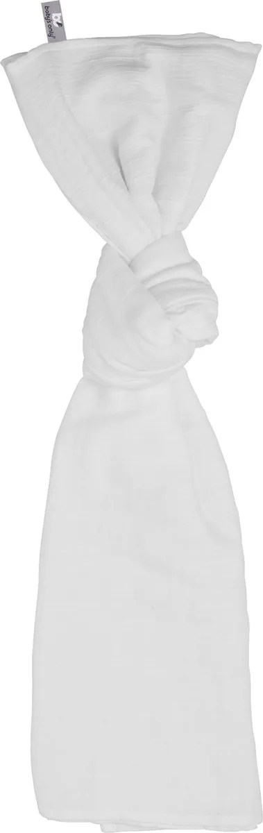 Baby swaddle - Inbakerdoek - Hydrofiele doek Breeze - 120x120 cm - 100% katoen by Baby's Only in White – product photo