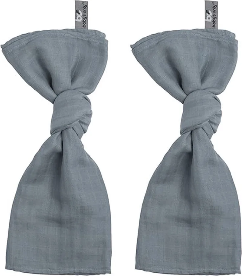 Baby swaddle - Inbakerdoek - Hydrofiele doeken - 65x65 cm - 70% bamboe/30% katoen - 2 stuks by Baby's Only in Stonegreen – product photo