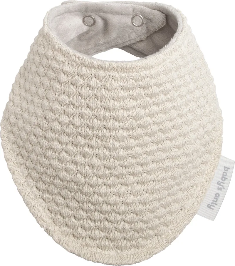 Bandana slab - Slabber - 0-8 maanden - Verstelbaar in twee maten de Baby's Only en Warm Linen – photo produit