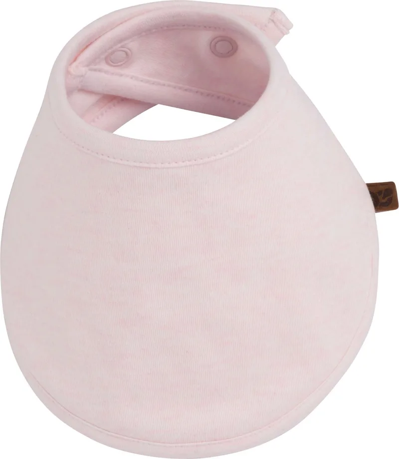 Bandana slab - Slabber Melange - 100% ecologisch katoen - 0-8 maanden - Verstelbaar in twee maten de Baby's Only en Classic Roze – photo produit