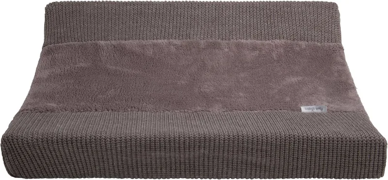 Gebreide baby aankleedkussenhoes - Waskussenhoes - Overtrek verzorgingskussen Hope - 45x70 cm från Baby's Only i Hazel Brown – produktbild