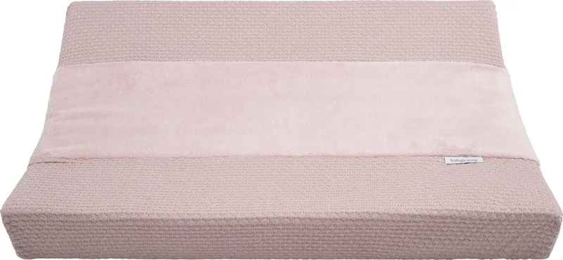 Gebreide baby aankleedkussenhoes - Waskussenhoes - Overtrek verzorgingskussen Sky - 45x70 cm von Baby's Only in Oud Roze – Produktfoto