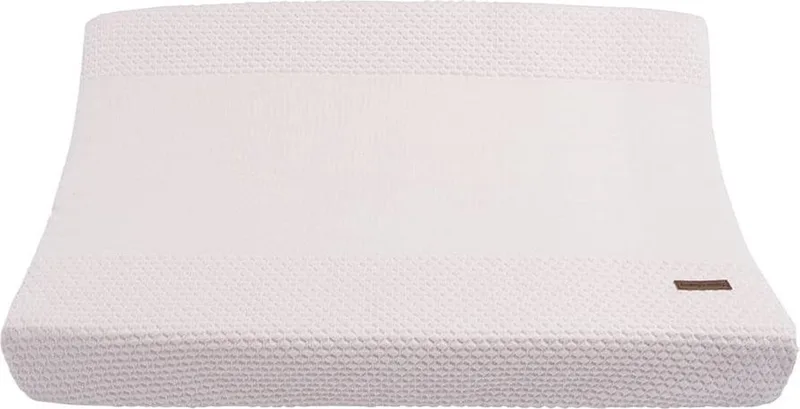 Gebreide baby aankleedkussenhoes - Waskussenhoes - Overtrek verzorgingskussen Cloud - 45x70 cm fra Baby's Only i Classic Roze – produktbillede