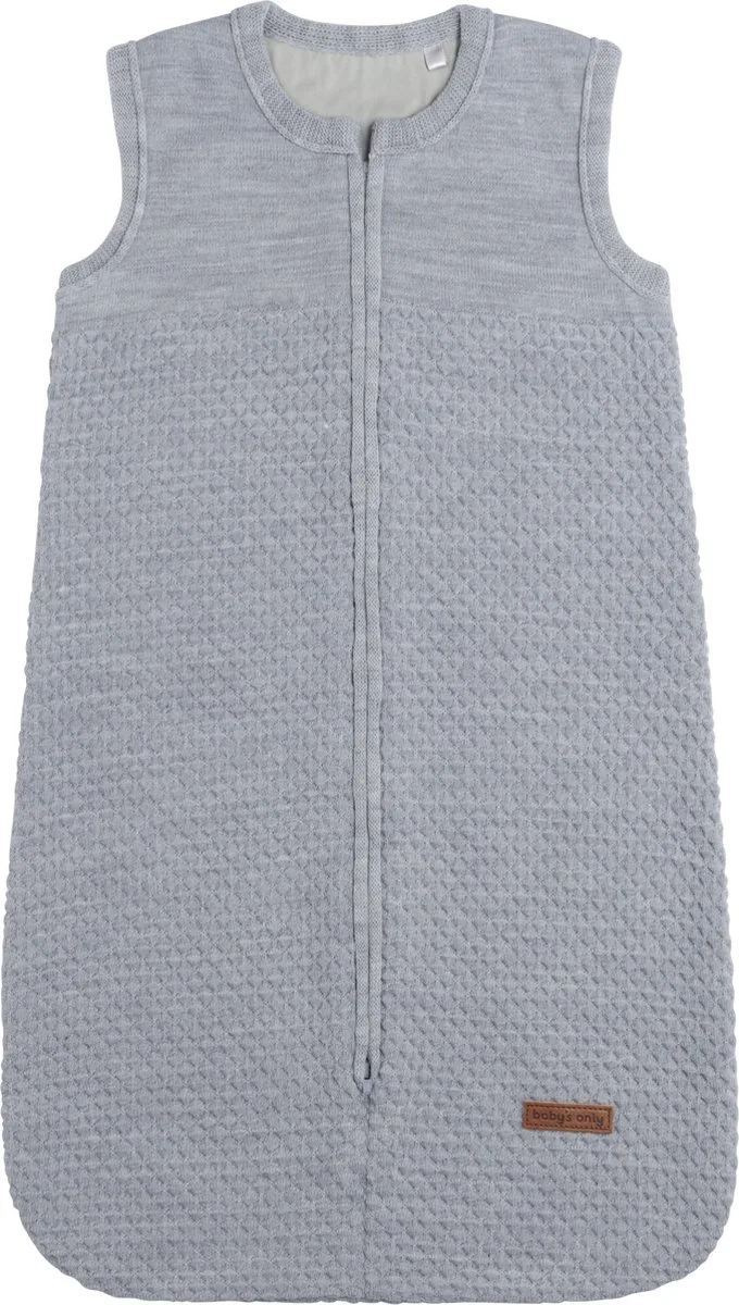 Gebreide baby slaapzak Cloud - 90 cm - 6-18 maanden - 4 seizoenen by Baby's Only in Grey – product photo