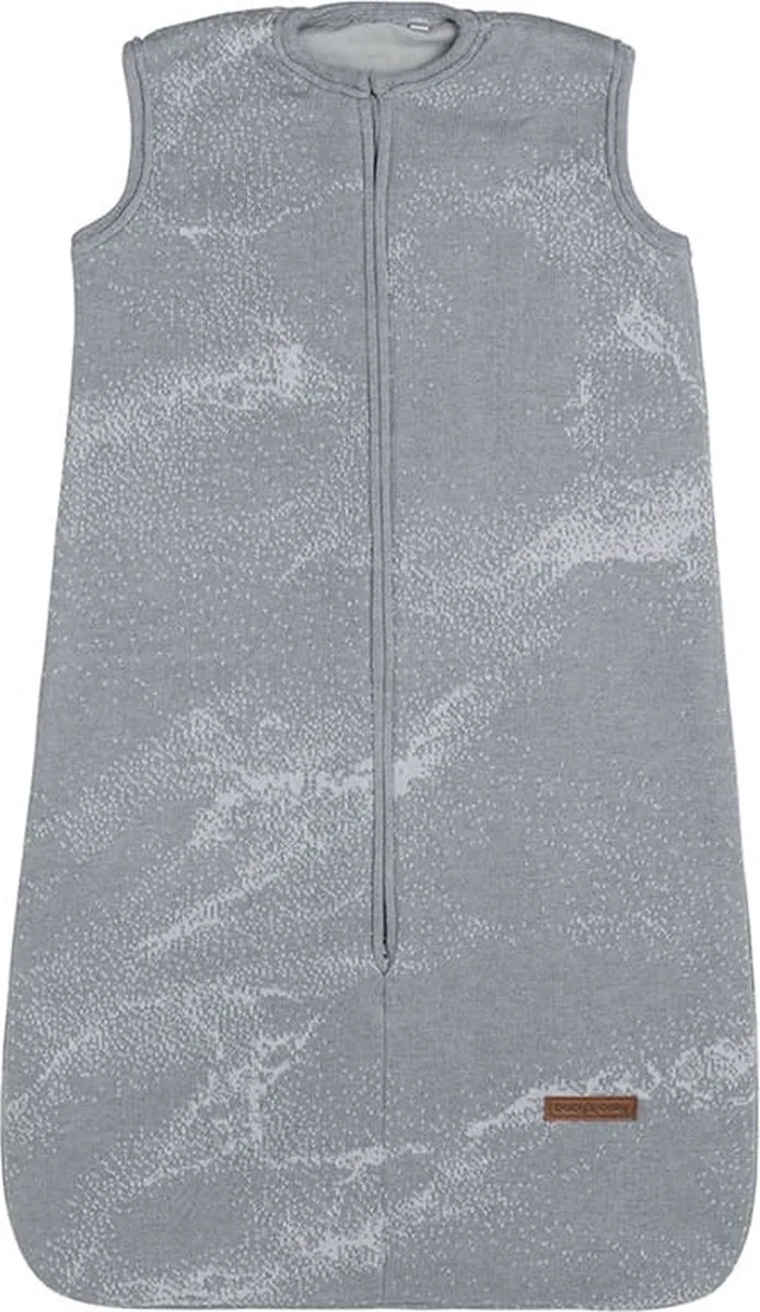 Gebreide baby slaapzak Marble - Grijs/Zilvergrijs - 70 cm - 0-6 maanden - 4 seizoenen by Baby's Only in Grey – product photo