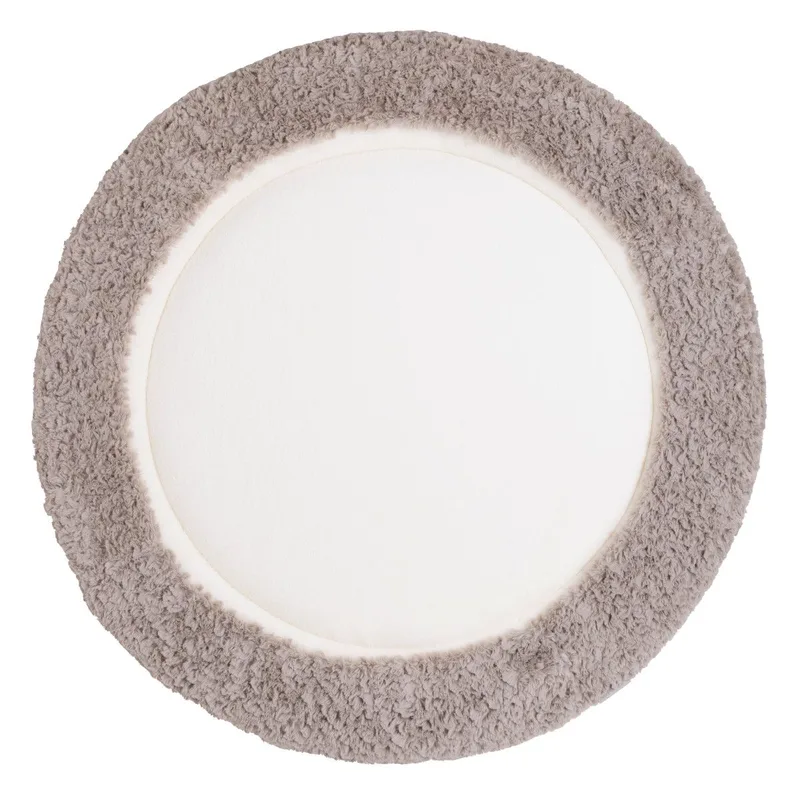 Hoeslaken Boxmatras Rond Baby's Only Snow Taupe 95cm de Baby's Only – photo produit 2 sur 3
