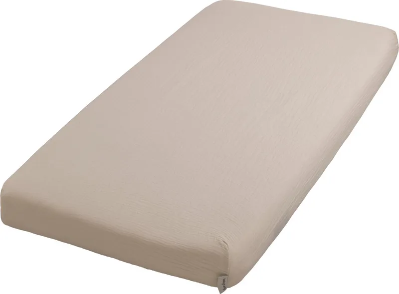 Hoeslaken Tender - Hoeslaken wieg - Jersey Hoeslaken - Superzachte Katoen - 40x80 cm - 100% prewashed cotton by Baby's Only in Beige – product photo
