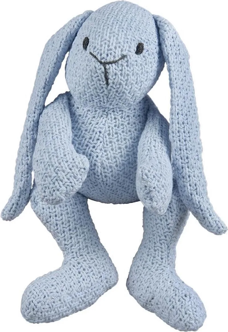 Knuffel konijn Robust - Knuffeldier - Baby knuffel - Baby cadeau by Baby's Only in Baby Blauw – product photo