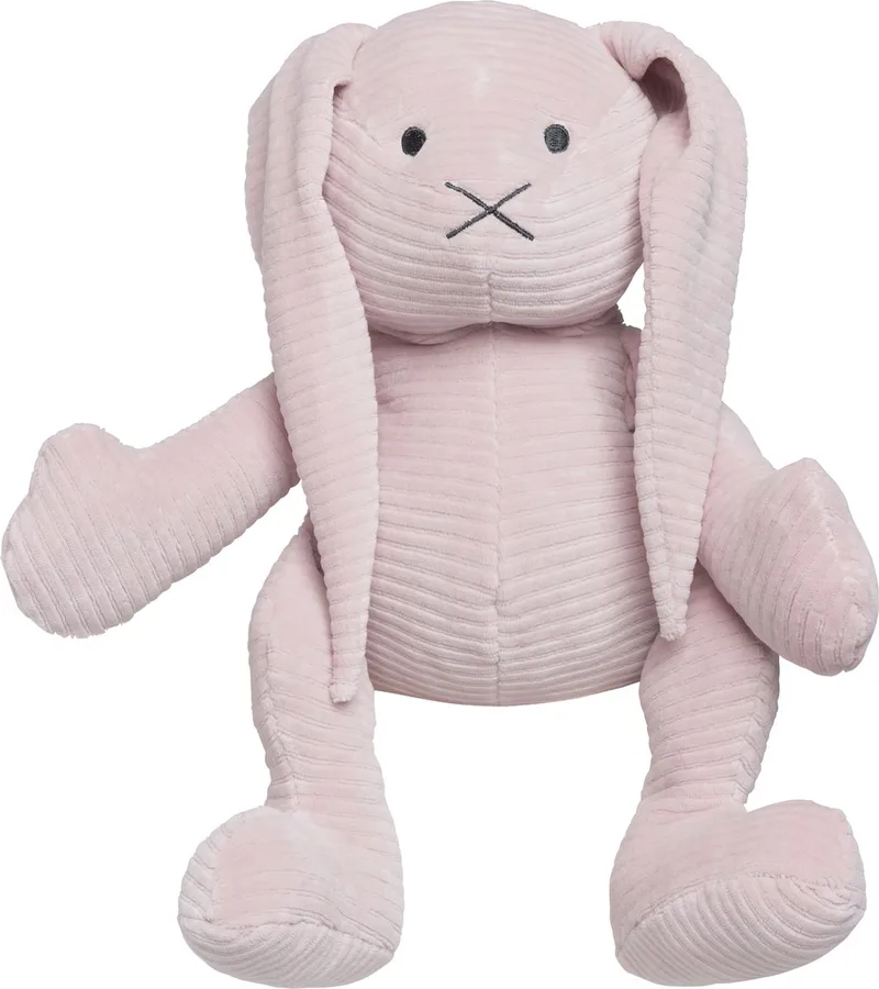 Knuffel konijn Sense - Knuffeldier - Baby knuffel - 25x25 cm - Baby cadeau van Baby's Only in Oud Roze – productfoto