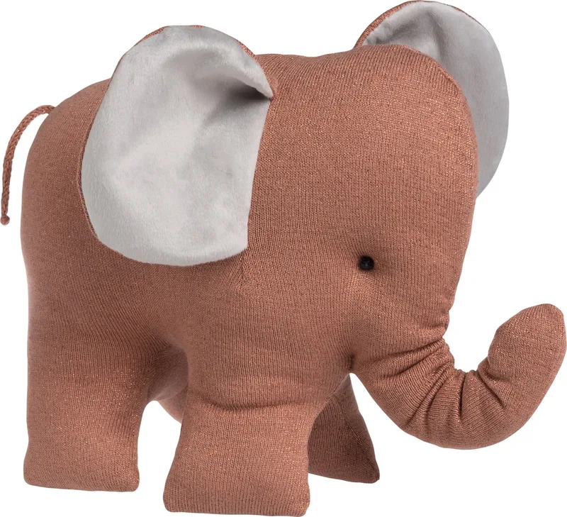 Knuffel olifant Sparkle - Knuffeldier - Baby knuffel - Met subtiel glittertje - Baby cadeau by Baby's Only in Koper-Honey Mêlee – product photo