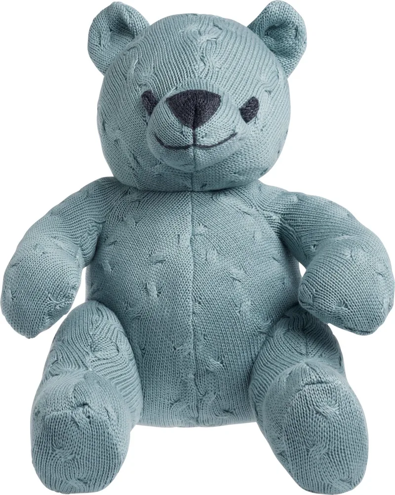 Knuffelbeer Cable - Teddybeer - Knuffeldier - Baby knuffel - 35 cm - Baby cadeau by Baby's Only in Stonegreen – product photo