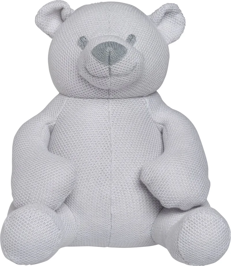 Knuffelbeer Classic - Teddybeer - Knuffeldier - Baby knuffel - 35 cm - Baby cadeau by Baby's Only in Zilvergrijs – product photo