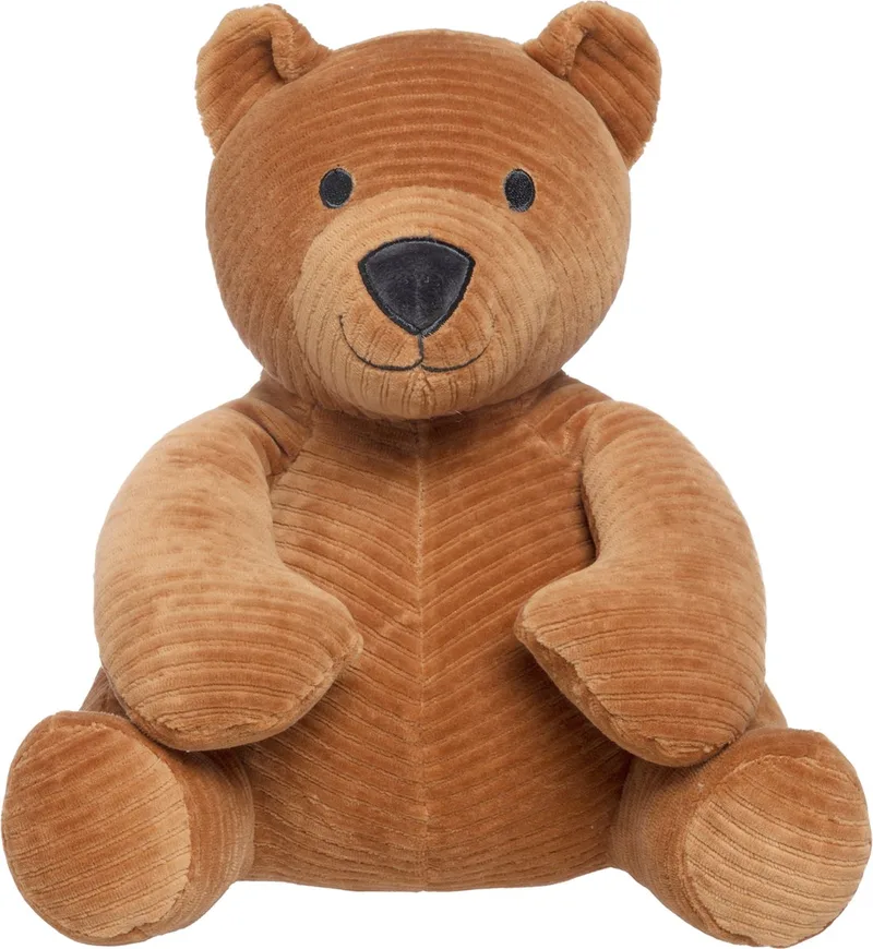 Knuffelbeer Sense - Teddybeer - Knuffeldier - Baby knuffel - 25x25 cm - Baby cadeau van Baby's Only in Caramel – productfoto