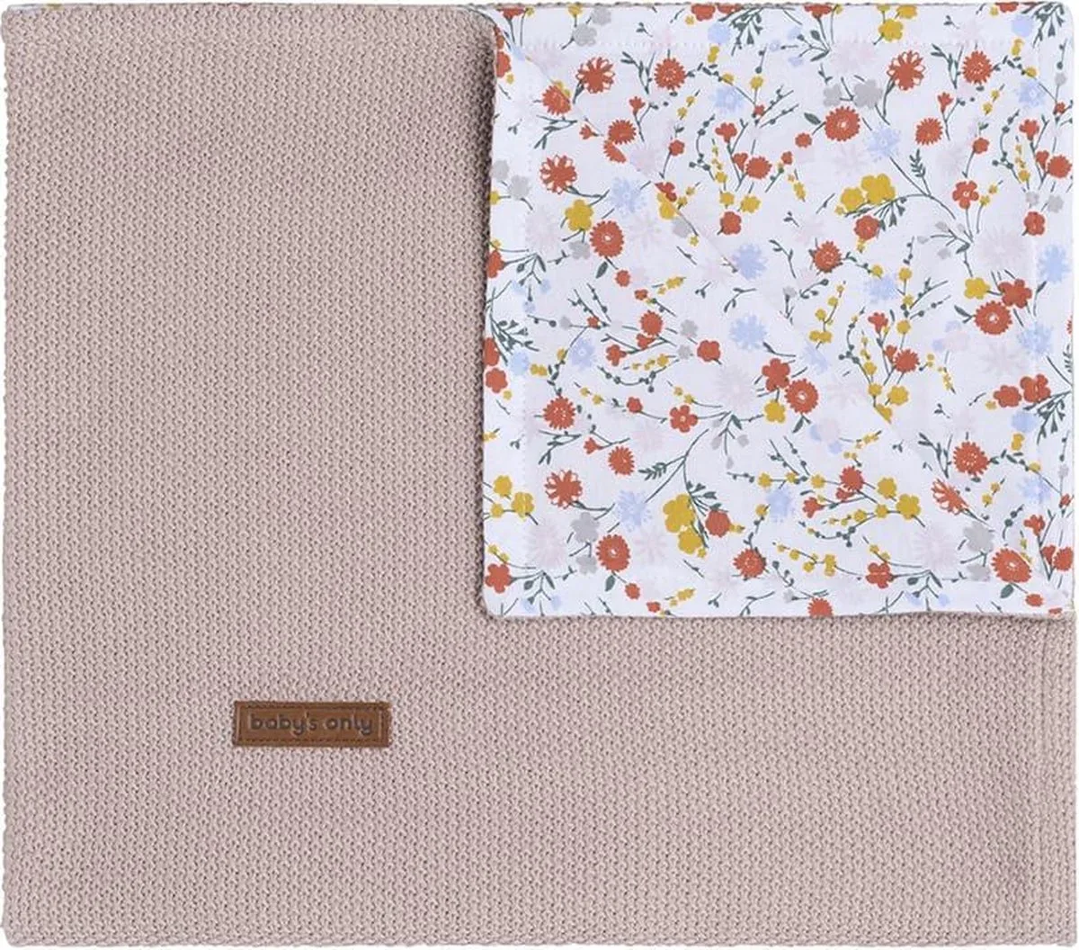 Ledikantdeken - Baby deken Bloom fra Baby's Only i Oud Roze – produktbillede