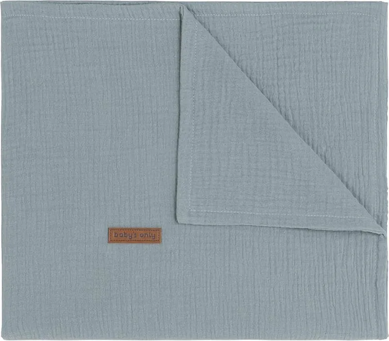 Ledikantdeken - Baby deken Breeze - Dekentje voor jongens en meisjes - 0.6 TOG - 100x135 cm - 100% katoen by Baby's Only in Stonegreen – product photo