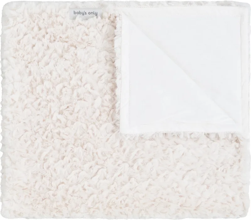 Ledikantdeken Snow - 100x135 cm van Baby's Only in Wolwit – productfoto 1 van 3