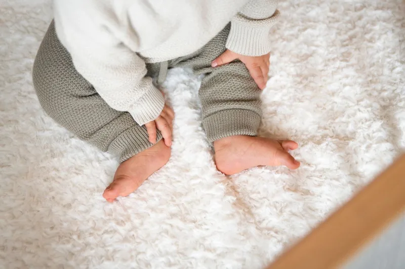 Ledikantdeken Snow - 100x135 cm van Baby's Only in Wolwit – productfoto 3 van 3