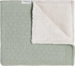 Ledikantdeken teddy Mood - 100x135 cm by Baby's Only in Laurel Green – product photo 1 of 2