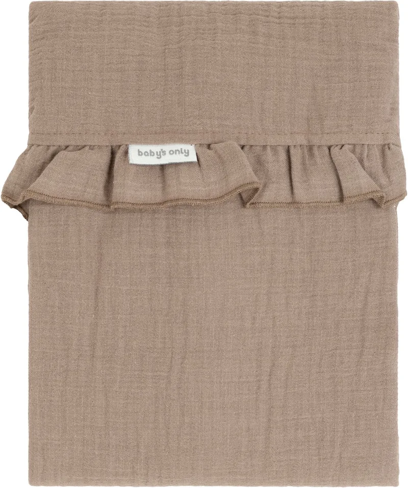 Ledikantlaken Calm - Laken voor de ledikant - Met ruffle - Babylaken - TOG 0.2 - 120x150 cm - Gemaakt van 100% katoen de Baby's Only en Clay – photo produit
