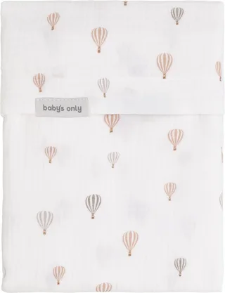 Ledikantlaken Print - Wolwit Balloon by Baby's Only in White – product photo 1 of 3