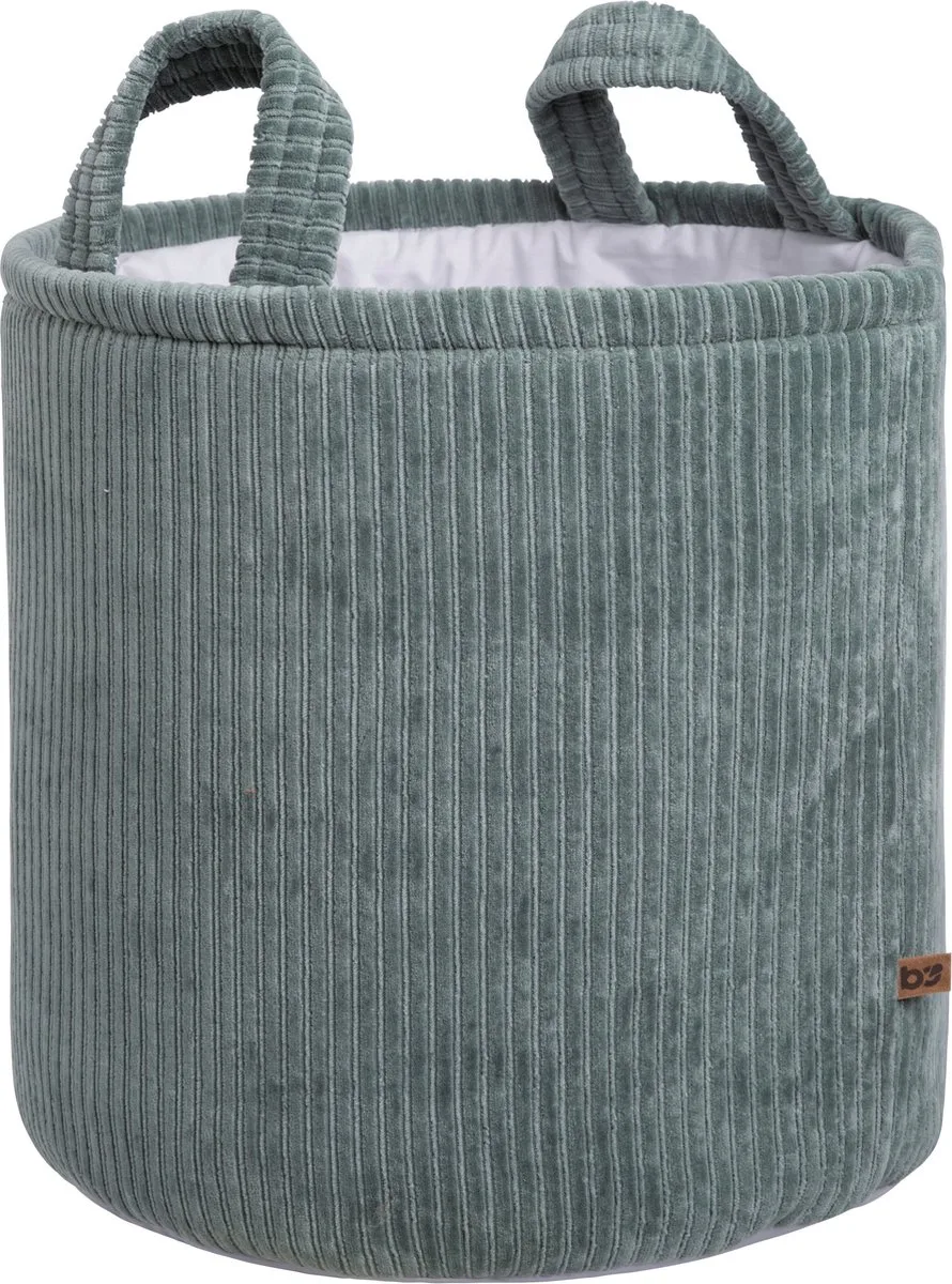 Opbergmand kinderkamer & babykamer - Speelgoedmand - Wasmand Sense - Ø38 cm de Baby's Only en Zeegroen – photo produit