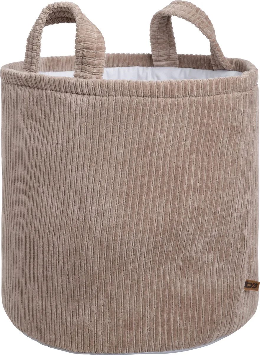 Opbergmand kinderkamer & babykamer - Speelgoedmand - Wasmand Sense - Ø38 cm van Baby's Only in Clay – productfoto