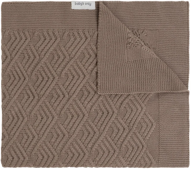 Sierra Ledikantdeken - Clay van Baby's Only in Bruin – productfoto 1 van 3