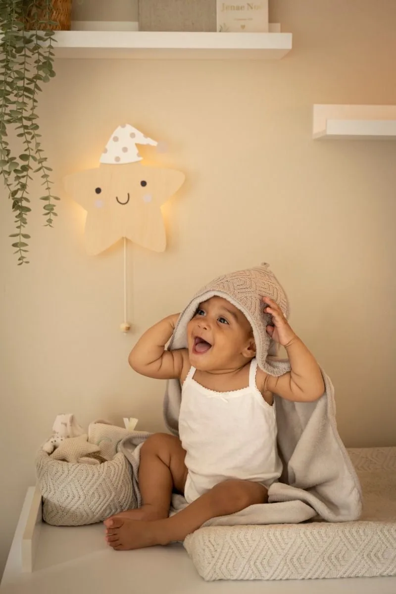 Sierra Wikkeldeken - Warm Linen by Baby's Only in Wit off white – product photo 2 of 3