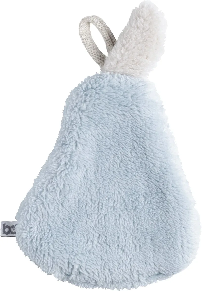 Speendoekje Cozy Peer - Speenknuffel van Teddystof in peer-vorm de Baby's Only en Misty Blue – photo produit