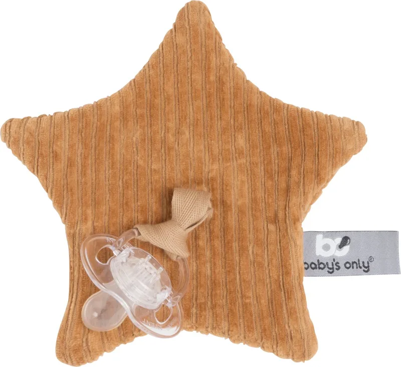 Speendoekje - Speenknuffel ster Sense by Baby's Only in Caramel – product photo