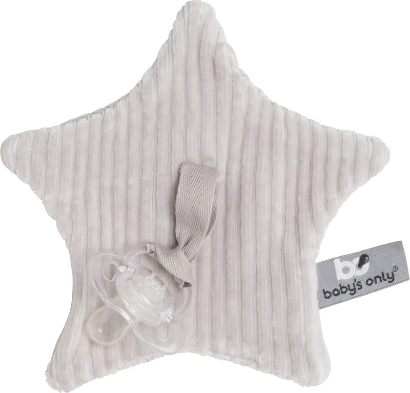 Speendoekje - Speenknuffel ster Sense de Baby's Only en Kiezelgrijs – photo produit