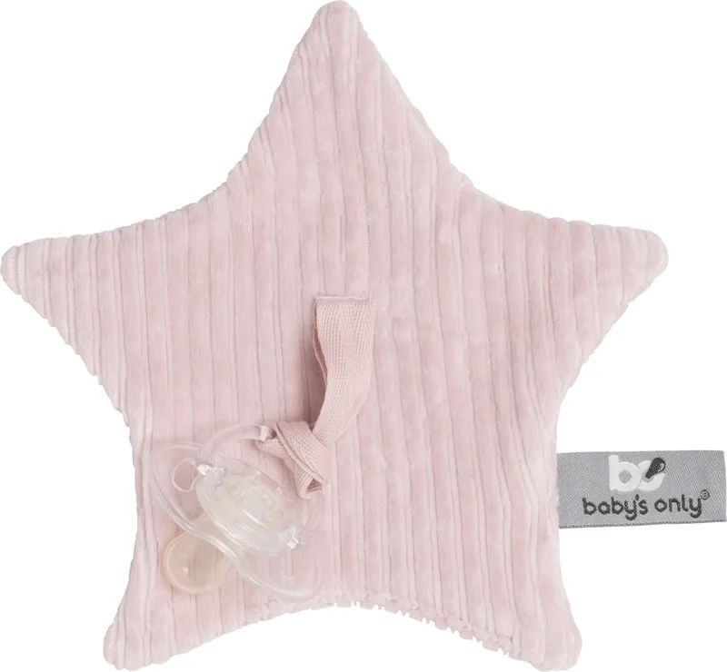 Speendoekje - Speenknuffel ster Sense by Baby's Only in Oud Roze – product photo