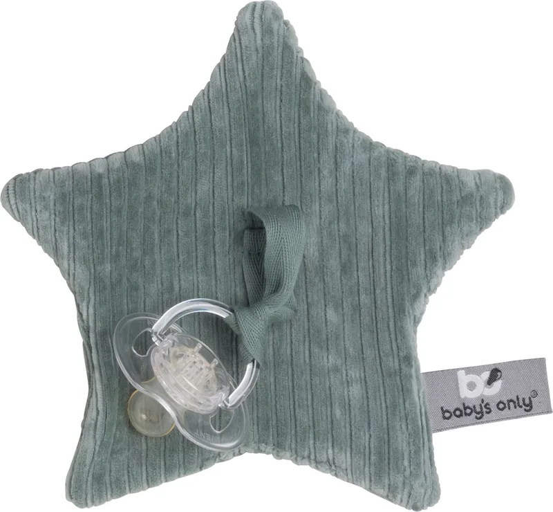 Speendoekje - Speenknuffel ster Sense by Baby's Only in Zeegroen – product photo