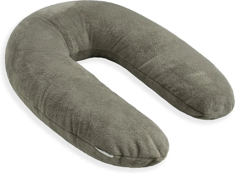Voedingskussen - Zwangerschapskussen - Zijslaapkussen - Lichaamskussen Cozy - 160 cm - Extra zacht fra Baby's Only i Urban Green – produktbillede