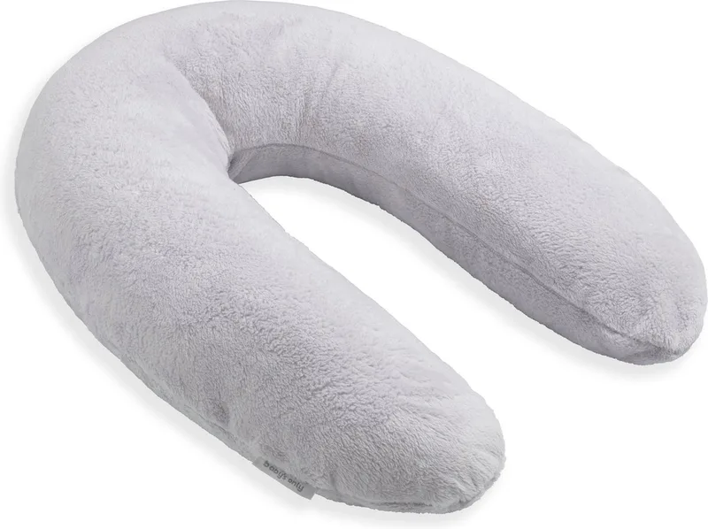 Voedingskussen - Zwangerschapskussen - Zijslaapkussen - Lichaamskussen Cozy - 160 cm - Extra zacht de Baby's Only en Dusty Grey – photo produit