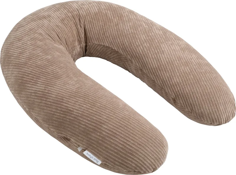 Voedingskussen - Zwangerschapskussen - Zijslaapkussen - Lichaamskussen Sense - 160 cm från Baby's Only i Clay – produktbild