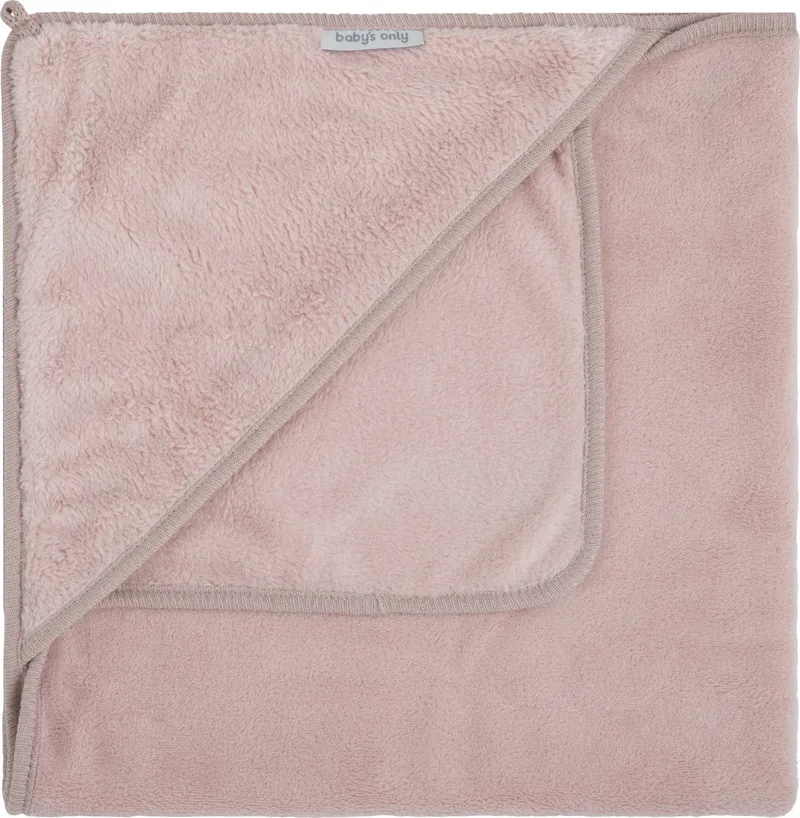 Wikkeldeken - Omslagdoek baby Cozy - 75x75 cm - Geschikt voor drie- en vijfpuntsgordel - Extra zacht de Baby's Only en Oud Roze – photo produit