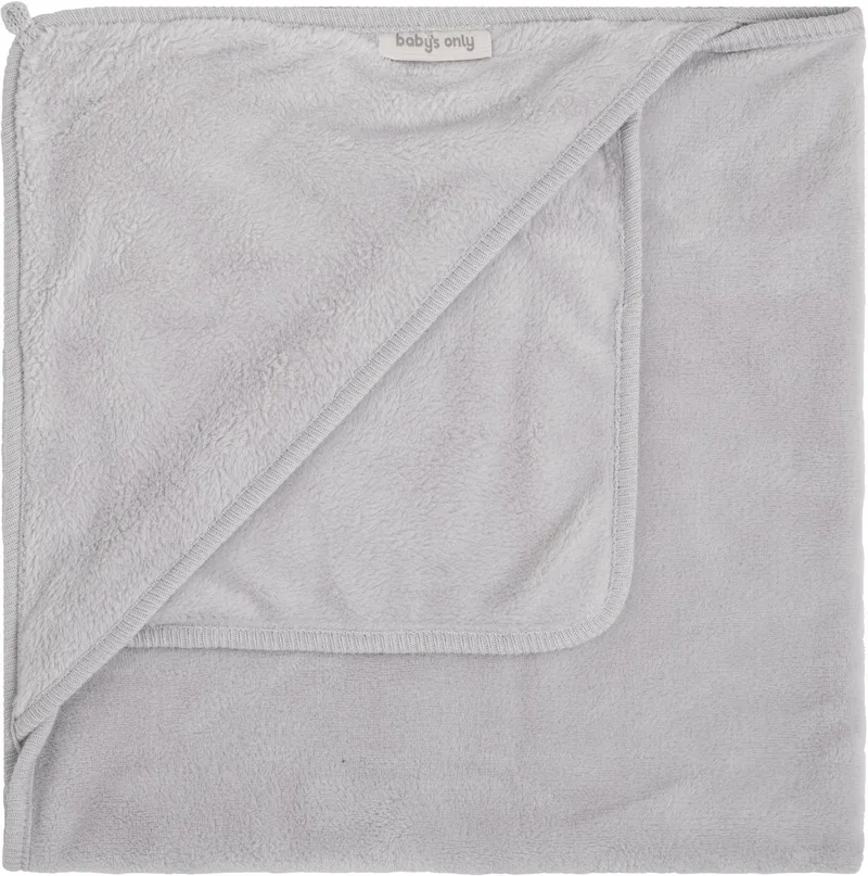 Wikkeldeken - Omslagdoek baby Cozy - 75x75 cm - Geschikt voor drie- en vijfpuntsgordel - Extra zacht de Baby's Only en Dusty Grey – photo produit