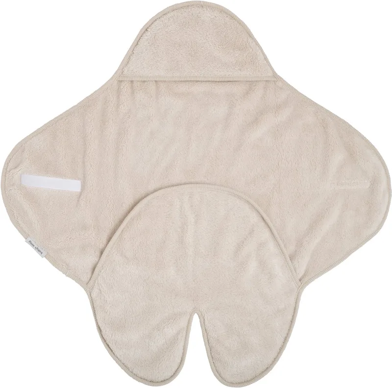 Wikkeldeken - Omslagdoek baby Cozy - Met voetjes - Geschikt voor drie- en vijfpuntsgordel - Geschikt als inbakerdoek - Extra zacht by Baby's Only in Warm Linen – product photo