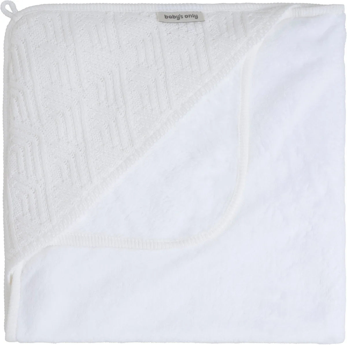 Wikkeldeken Sierra - 75x75 cm van Baby's Only in Wolwit – productfoto