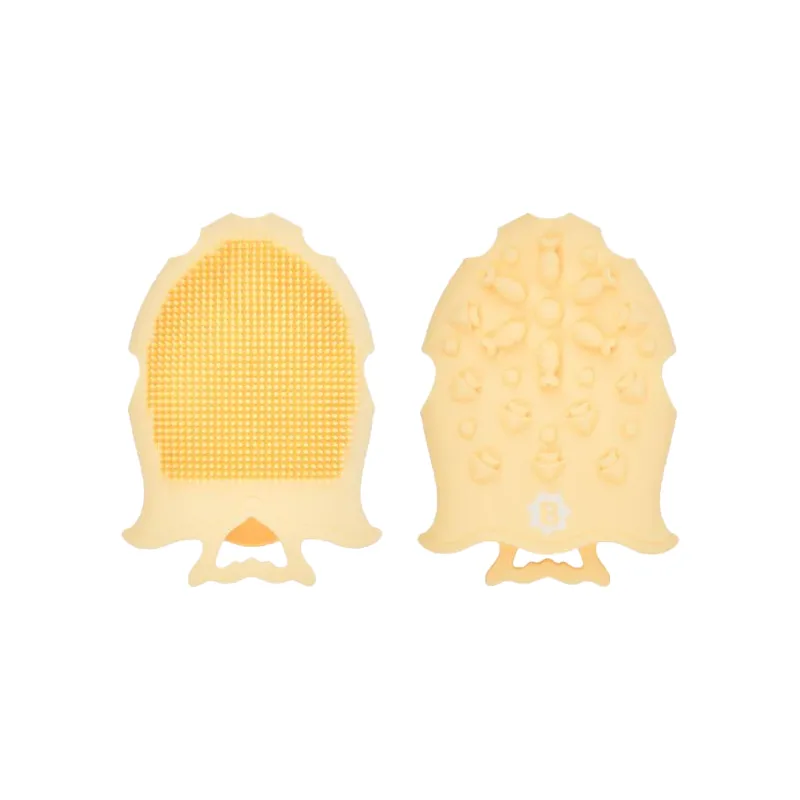 Siliconen Washandje Badabulle Geel van Badabulle – productfoto