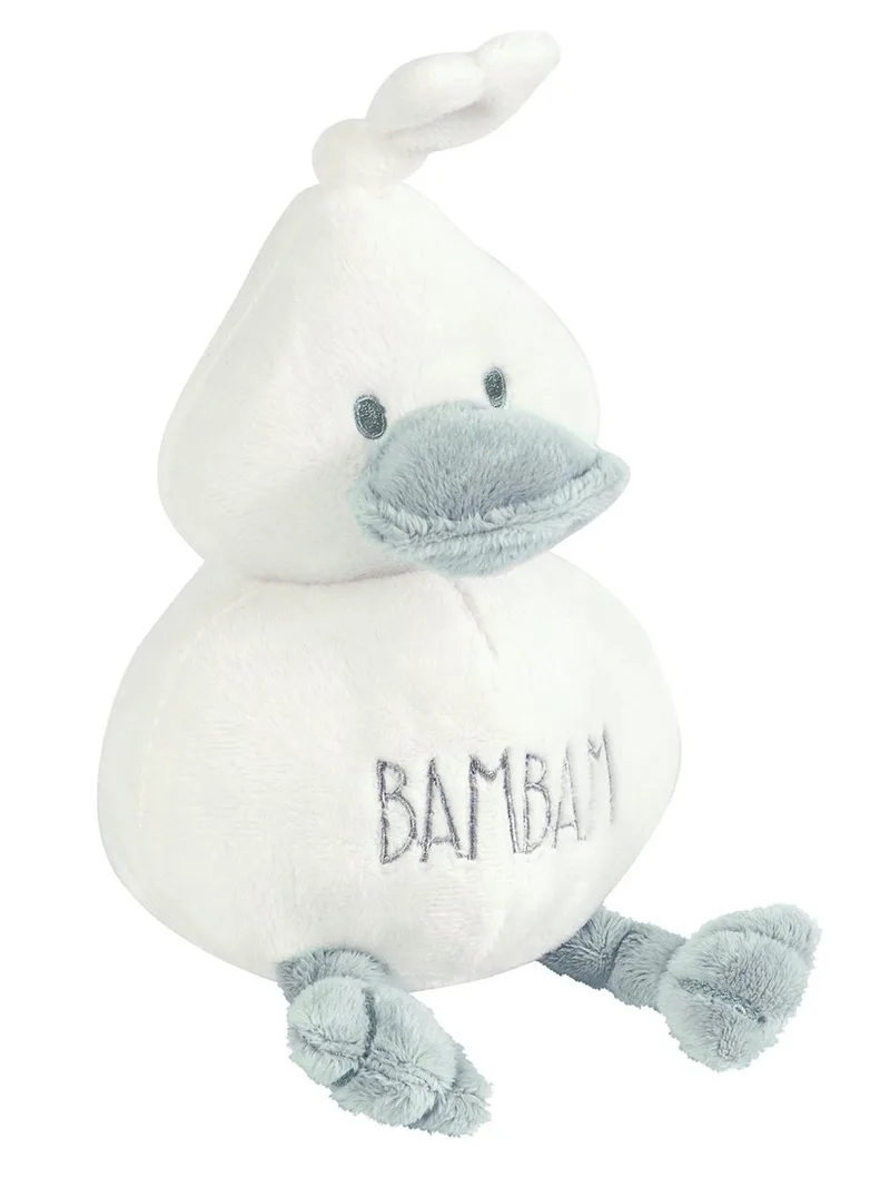 Knuffel Eend - Baby knuffel van BamBam in Grijs – productfoto
