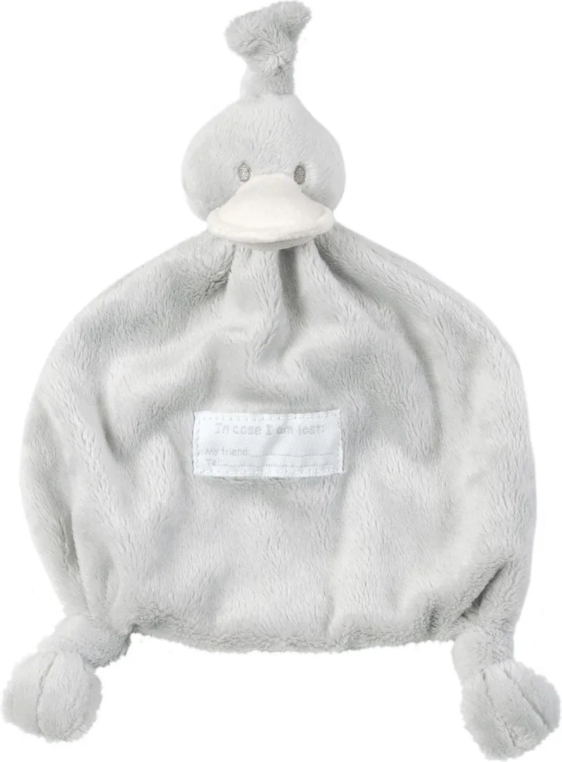 Knuffeldoekje Eend - Baby cadeau by BamBam in Grey – product photo